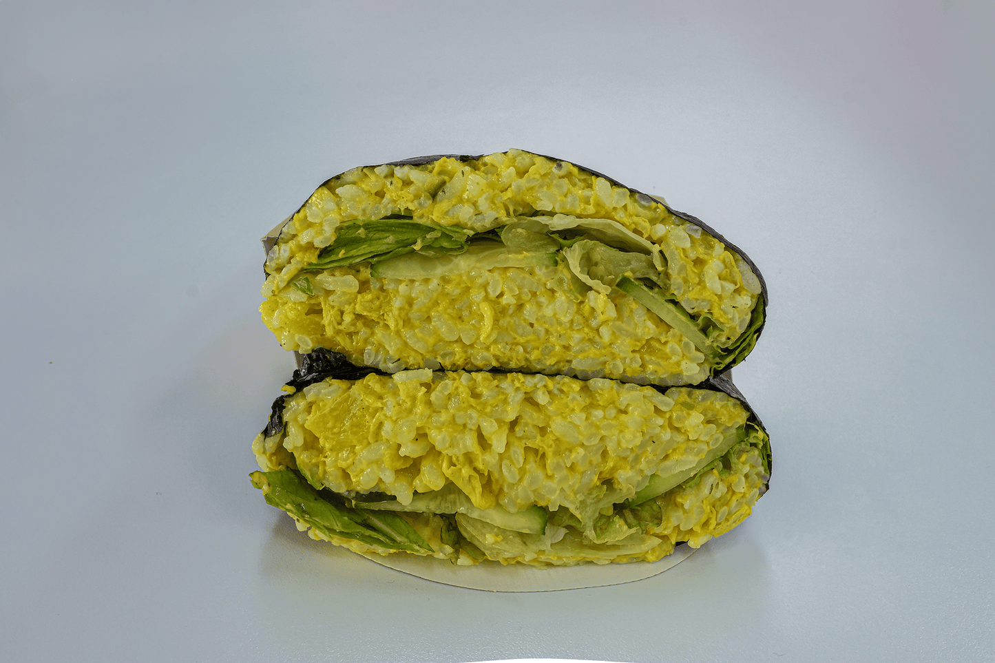 Veganistische Curry Gimbab Sandwich