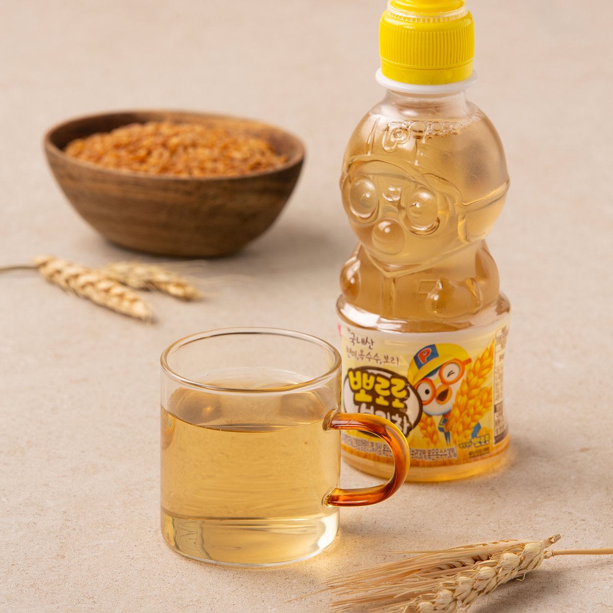 Pororo barely brown rice tea ( children safe )