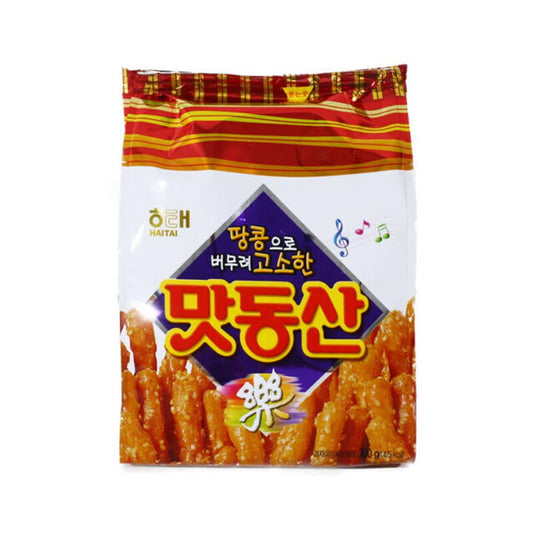 Haitai Matdongsan (Peanut-glazed Corn Puff)